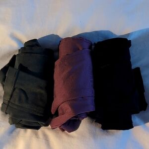 Lot of 3 Blanqi high rise postpartum leggings